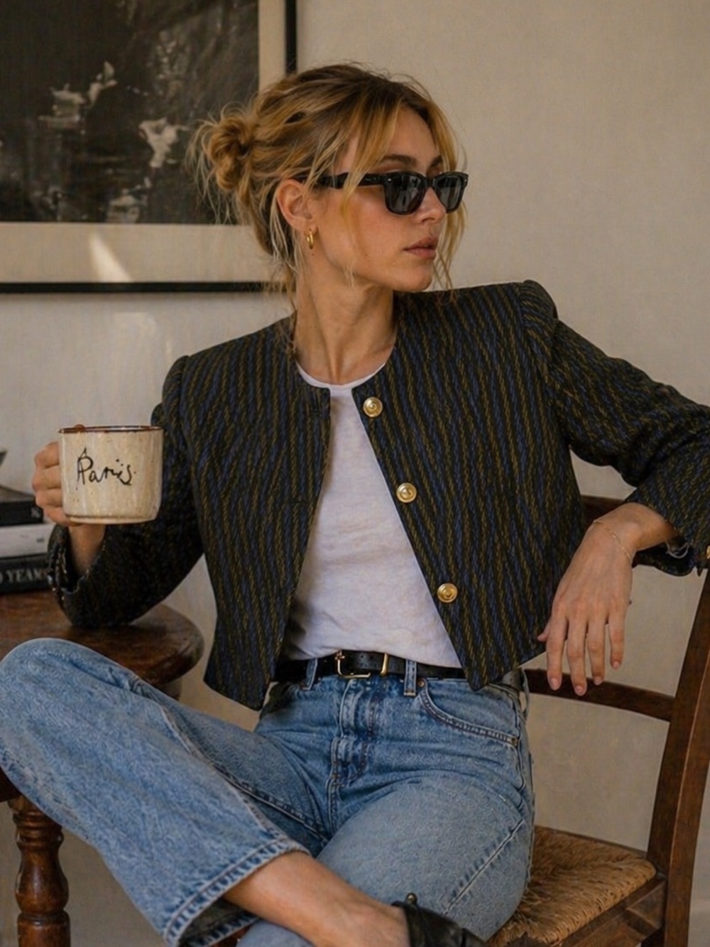 Ports International Cropped Jacket